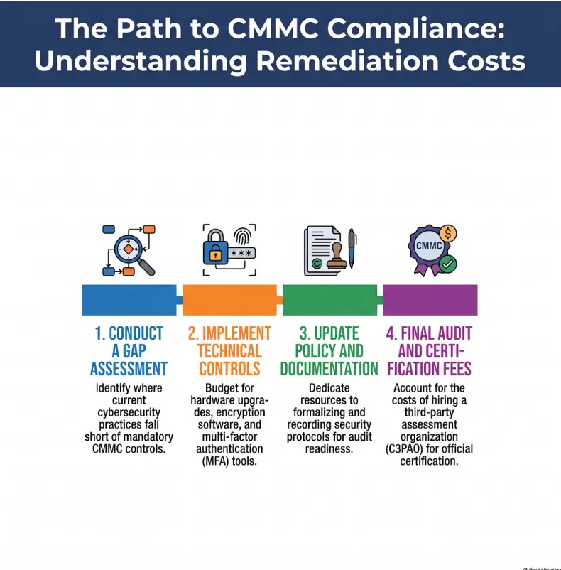 CMMC remediation cost