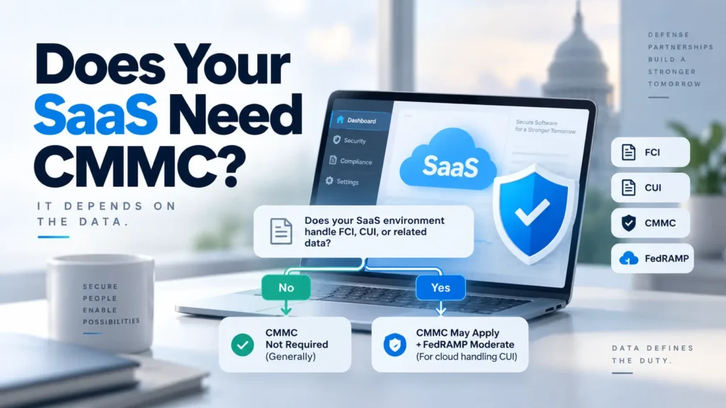 CMMC requirements for SaaS vendors