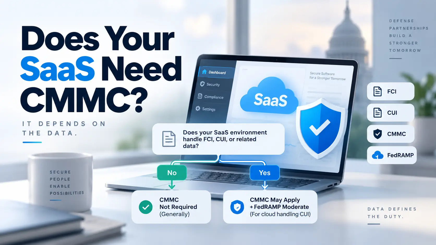 CMMC requirements for SaaS vendors