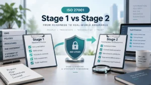 ISO 27001 Stage 1 vs Stage 2 audit