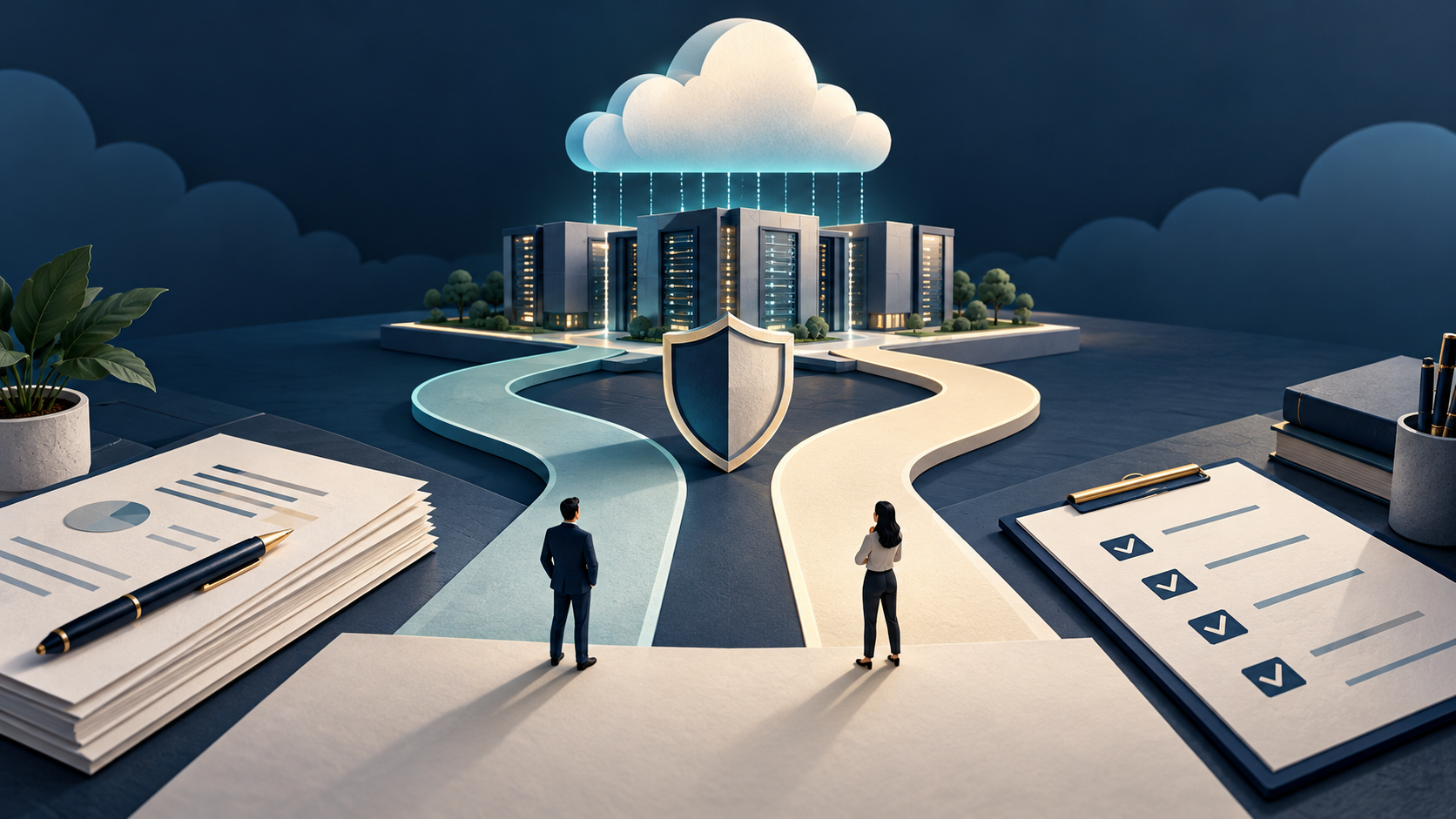 FedRAMP 20x vs Rev5 illustrated by two paths toward a secure cloud service